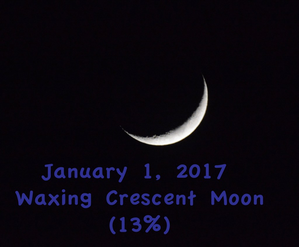 The Moon and Venus – January 1,&nbsp;2017